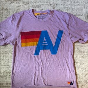 Aviator Nation purple tee